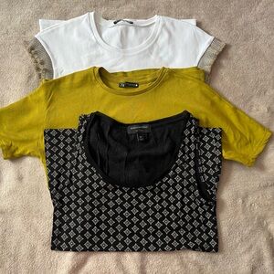 Bundle of 3 tops Zara and Banana Republic
